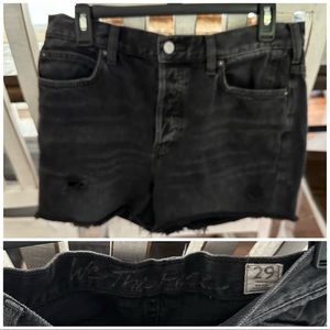Free People jean shorts